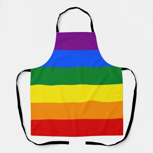 De kleuren van de regenboog schort (Voorkant)