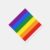 De kleuren van de regenboog servet (Hoek)