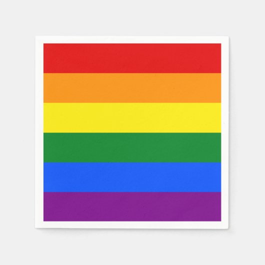 De kleuren van de regenboog servet (Voorkant)