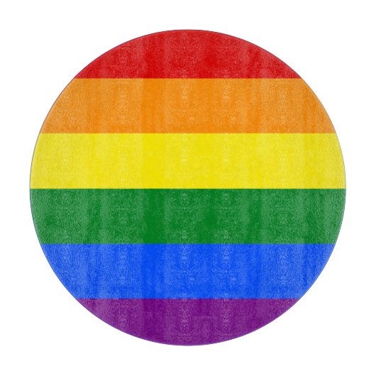 De kleuren van de regenboog snijplank (Voorkant)