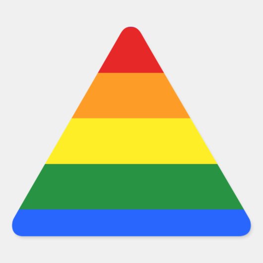 De kleuren van de regenboog sticker (Voorkant)