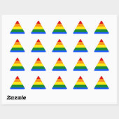 De kleuren van de regenboog sticker (Vel)