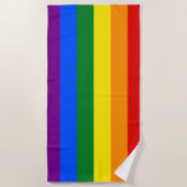 De kleuren van de regenboog strandlaken (Voorkant)