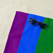 De kleuren van de regenboog strandlaken (In situ)
