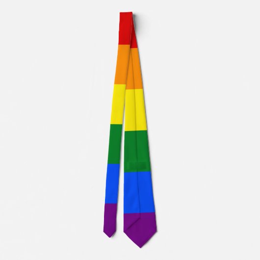 De kleuren van de regenboog stropdas (Achterkant)