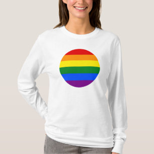 De kleuren van de regenboog t-shirt