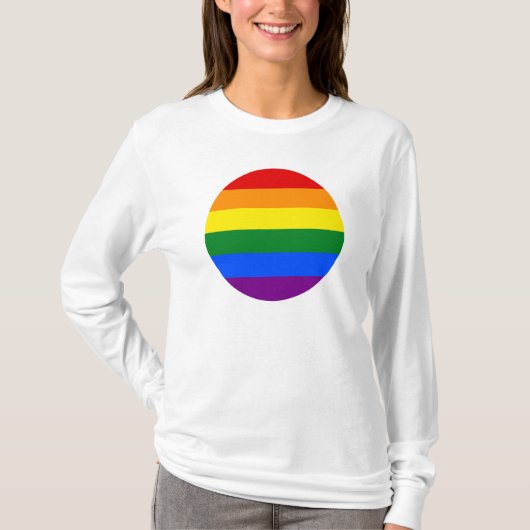 De kleuren van de regenboog t-shirt (Voorkant)