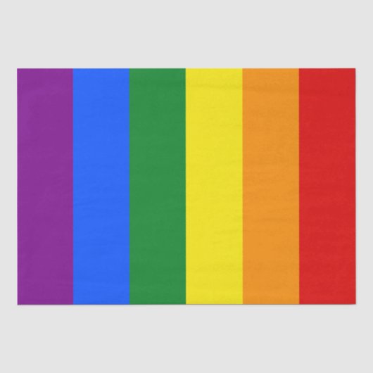 De kleuren van de regenboog tissuepapier (Voorkant)