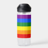 De kleuren van de regenboog waterfles (Achterkant)