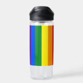 De kleuren van de regenboog waterfles (Achterkant)
