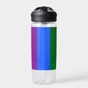 De kleuren van de regenboog waterfles