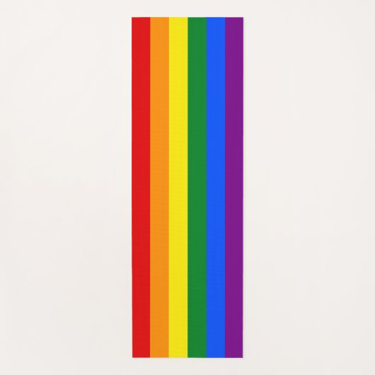 De kleuren van de regenboog yogamat (Voorkant)
