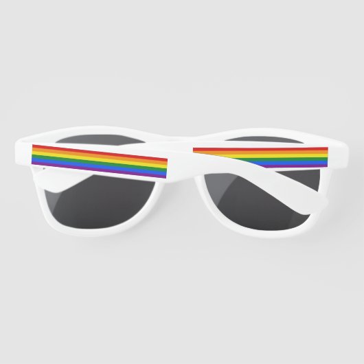 De kleuren van de regenboog zonnebrillen (Achterkant)