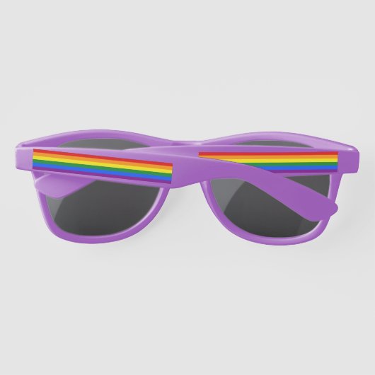 De kleuren van de regenboog zonnebrillen (Achterkant)