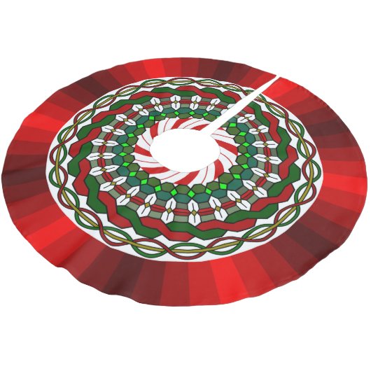 De kleuren van de rok van de kerstboom (Gekanteld)