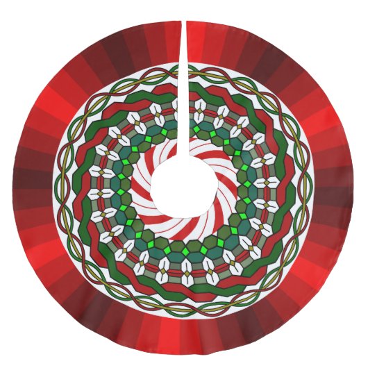 De kleuren van de rok van de kerstboom kerstboom rok (Voorkant)