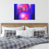 De kleuren van de ruimte - Ingewikkeld Canvas Afdruk (Insitu (Slaapkamer))