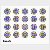 De kleuren van de Sticker van nieuwe jaren (Vel)