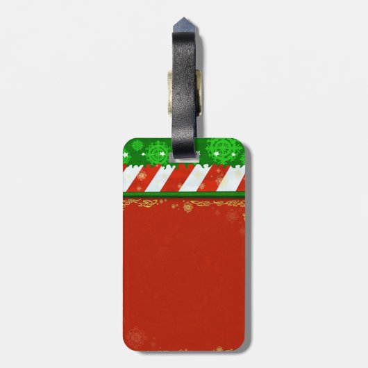De Kleuren van de vakantie Bagagelabel (Achterkant verticaal)