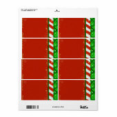 De Kleuren van de vakantie Etiket (Full Sheet)