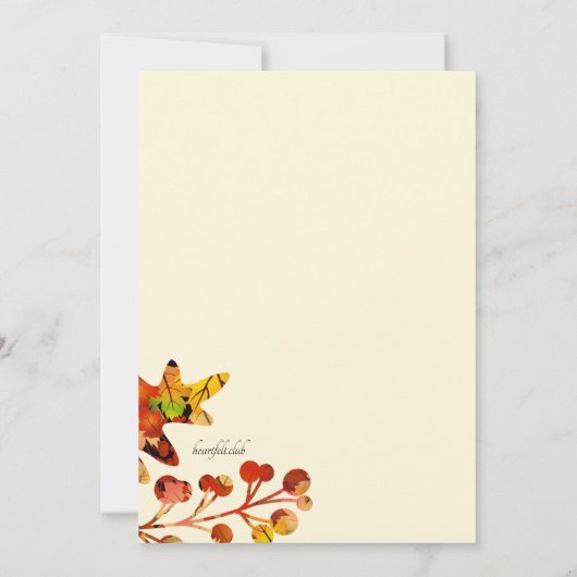 De Kleuren van de val Bewegende Aankondiging (Achterkant)