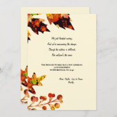 De Kleuren van de val Bewegende Aankondiging (Voorkant / Achterkant)