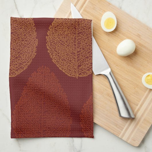 De kleuren van de val herinneren zich theedoek (Quarter Fold)