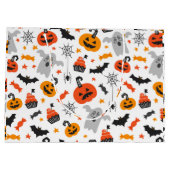 De kleuren van de val het symbolen van de Hallowee Groot Cadeauzakje (Achterkant)