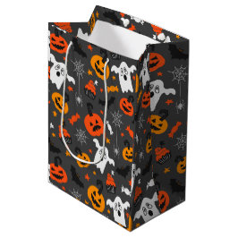 De kleuren van de valkleuren Halloween symbolen pa Medium Cadeauzakje