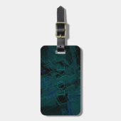 De kleuren van de ventilatorkleur van de Blauwe Li Bagagelabel (Voorkant verticaal)