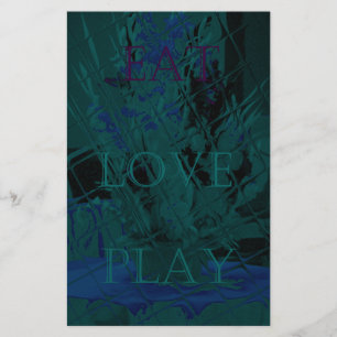 De kleuren van de ventilatorkleur van de Blauwe Li Briefpapier