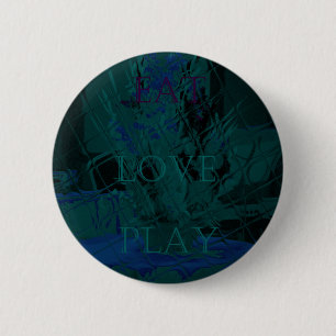 De kleuren van de ventilatorkleur van de Blauwe Li Ronde Button 5,7 Cm