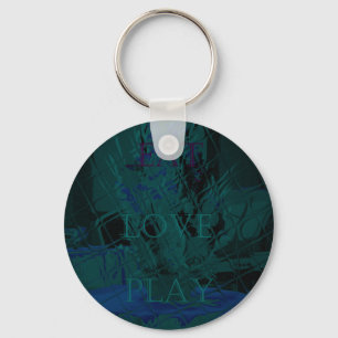 De kleuren van de ventilatorkleur van de Blauwe Li Sleutelhanger