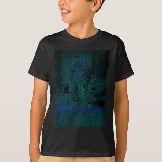 De kleuren van de ventilatorkleur van de Blauwe Li T-shirt (Voorkant)
