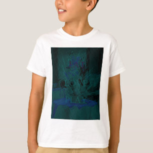 De kleuren van de ventilatorkleur van de Blauwe Li T-shirt