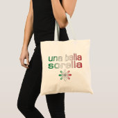 De Kleuren van de Vlag van Bella Sorella Italië Tote Bag (Voorkant (product))