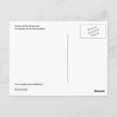 De Kleuren van Doberman Briefkaart (Achterkant)