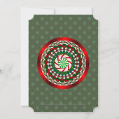De kleuren van een kerstfeest uitnodiging (Achterkant)