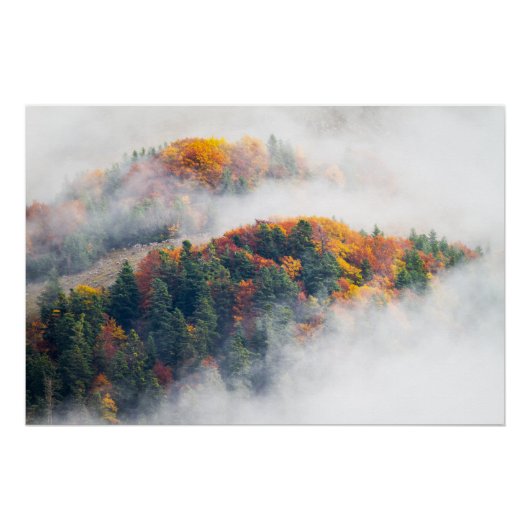De kleuren van het Hern in de Hoge Alpen Perfect Poster (Voorkant)