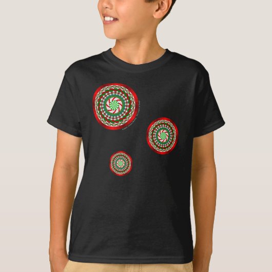 De kleuren van het kerstKind en het donkere Shirt (Voorkant)