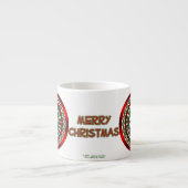 De kleuren van het kerstthema mok (Voorkant)