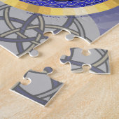 De kleuren van het Nieuwjaarsraadsel Legpuzzel (Zijkant)