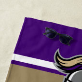 De Kleuren van het team en Mascot Persoonlijk Strandlaken (In situ)