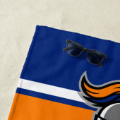 De Kleuren van het team en Mascot Persoonlijk Strandlaken (In situ)