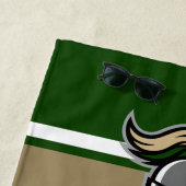 De Kleuren van het team en Mascot Persoonlijk Strandlaken (In situ)