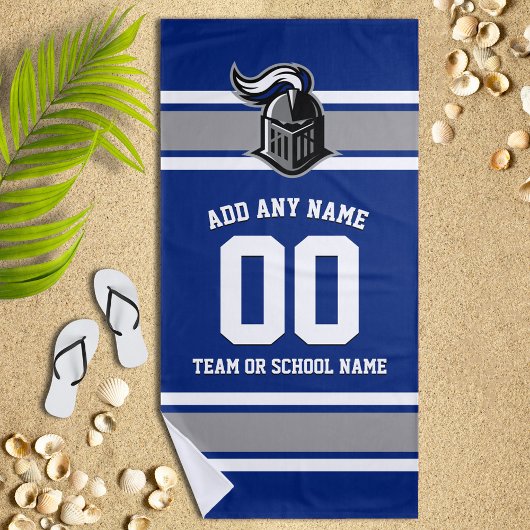 De Kleuren van het team en Mascot Persoonlijk Strandlaken