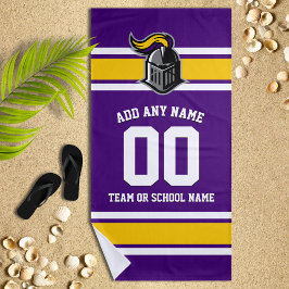 De Kleuren van het team en Mascot Persoonlijk Strandlaken