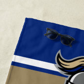 De Kleuren van het team en Mascot Persoonlijk Strandlaken (In situ)