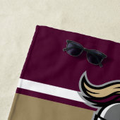 De Kleuren van het team en Mascot Persoonlijk Strandlaken (In situ)