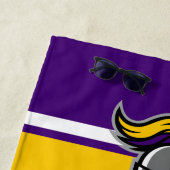 De Kleuren van het team en Mascot Persoonlijk Strandlaken (In situ)